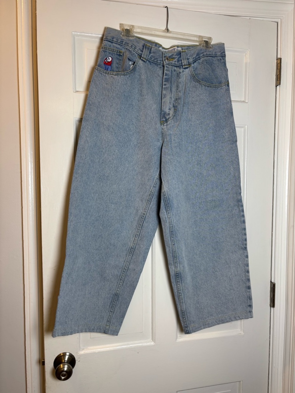 Polar Skate Co Big Boy Jeans Light Wash Baggy Fit Y2K Men’s Size S Skate Denim